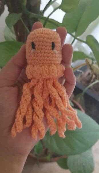 Handmade Crochet Octopus