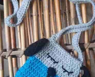 Cute handmade bag for kids in animal design