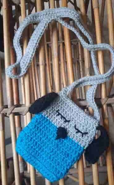 Cute handmade bag for kids in animal design