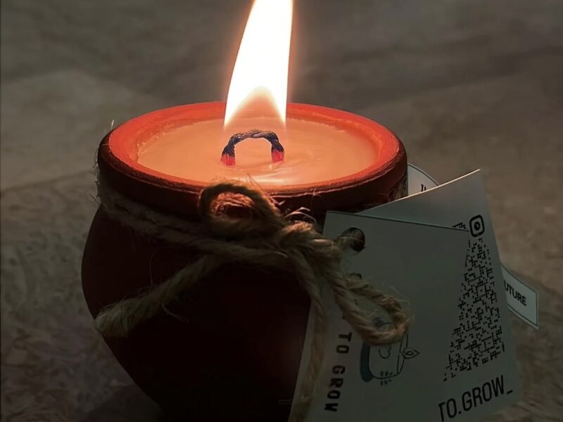 Eco-friendly candles